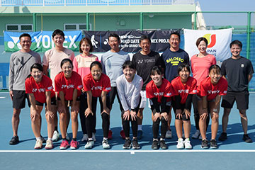 「リポビタン Presents伊達公子×YONEX PROJECT ～Go for the GRAND SLAM～」3期生第6回キャンプを開催
