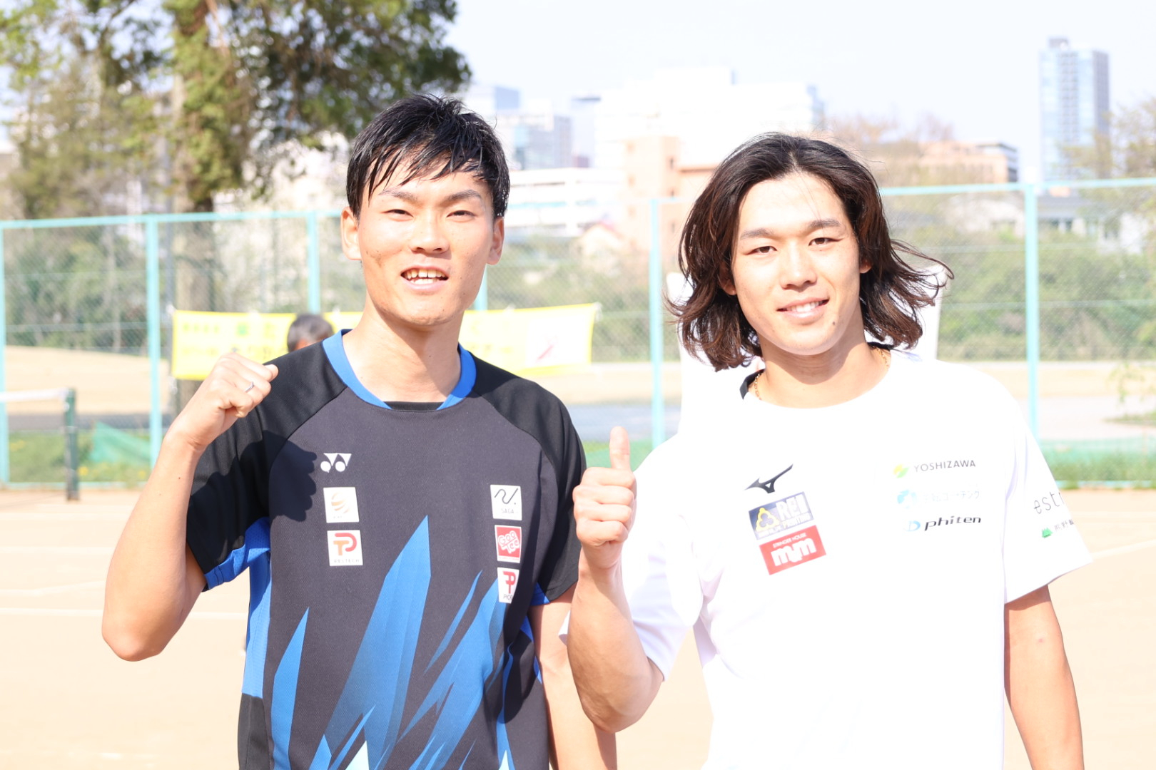 上岡俊介選手、丸山海斗選手ペア