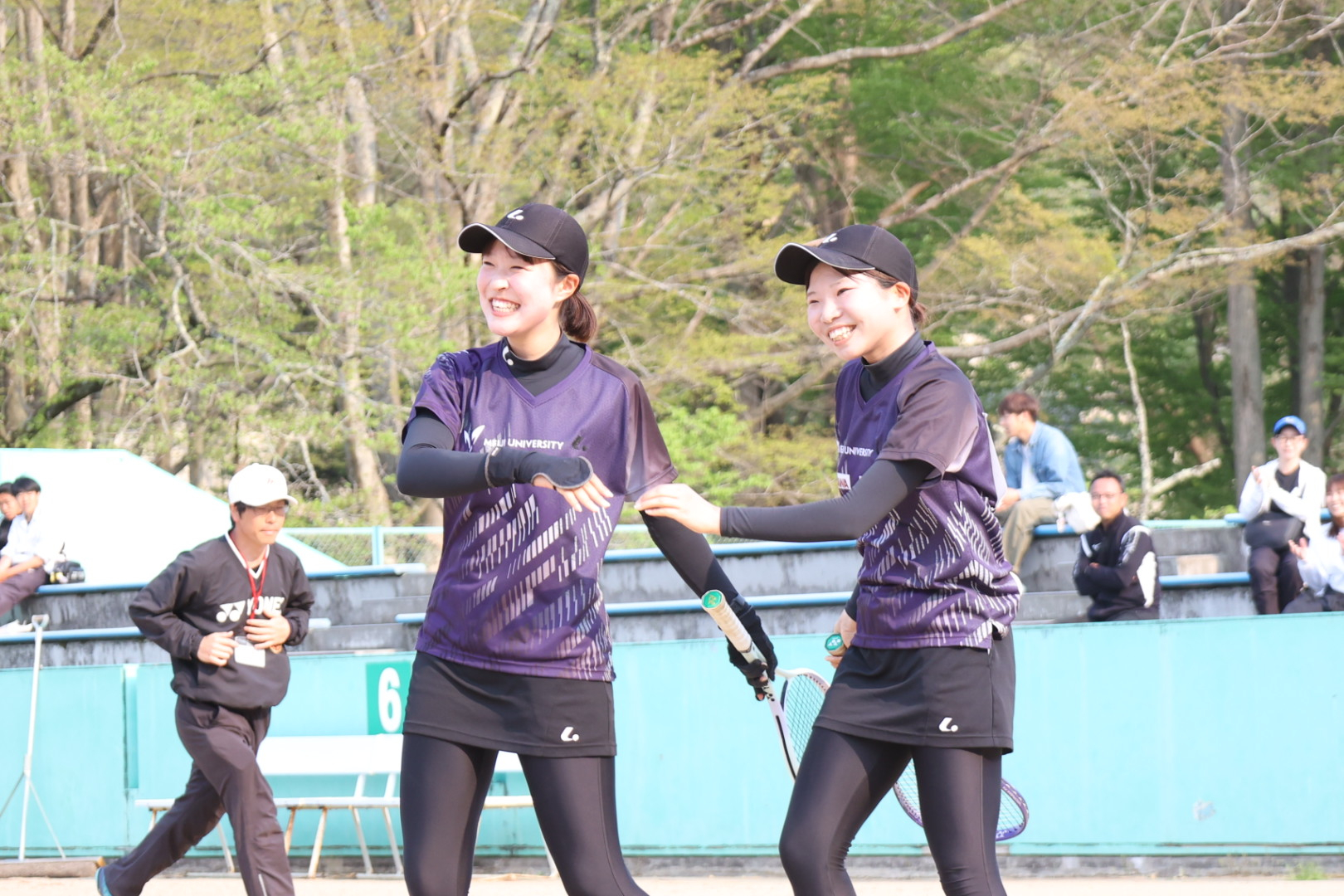 前田選手、中谷選手ペア